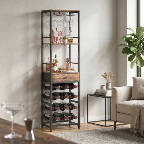 Homcom weinregal flaschenregal - weinregal,