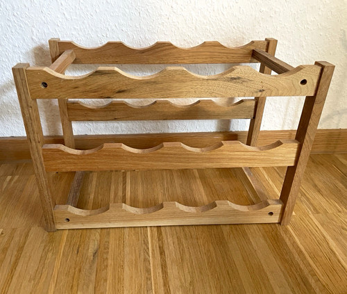 Holz weinregal freistehend - holz,