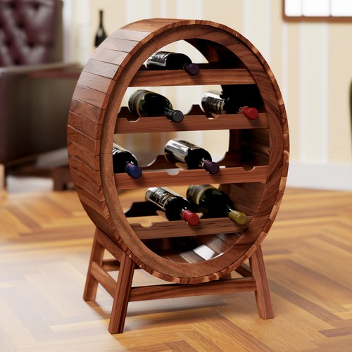 Weinregal flaschenregal holz - weinregal,