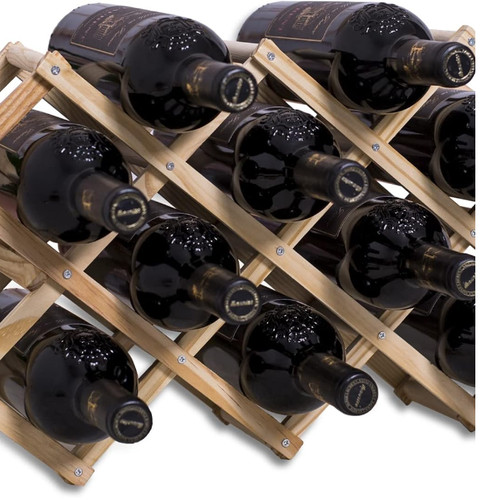 Weinregal holz flaschen - holz, 10