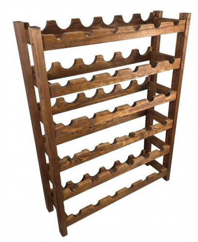 Weinregal holz flaschen - holz, 36